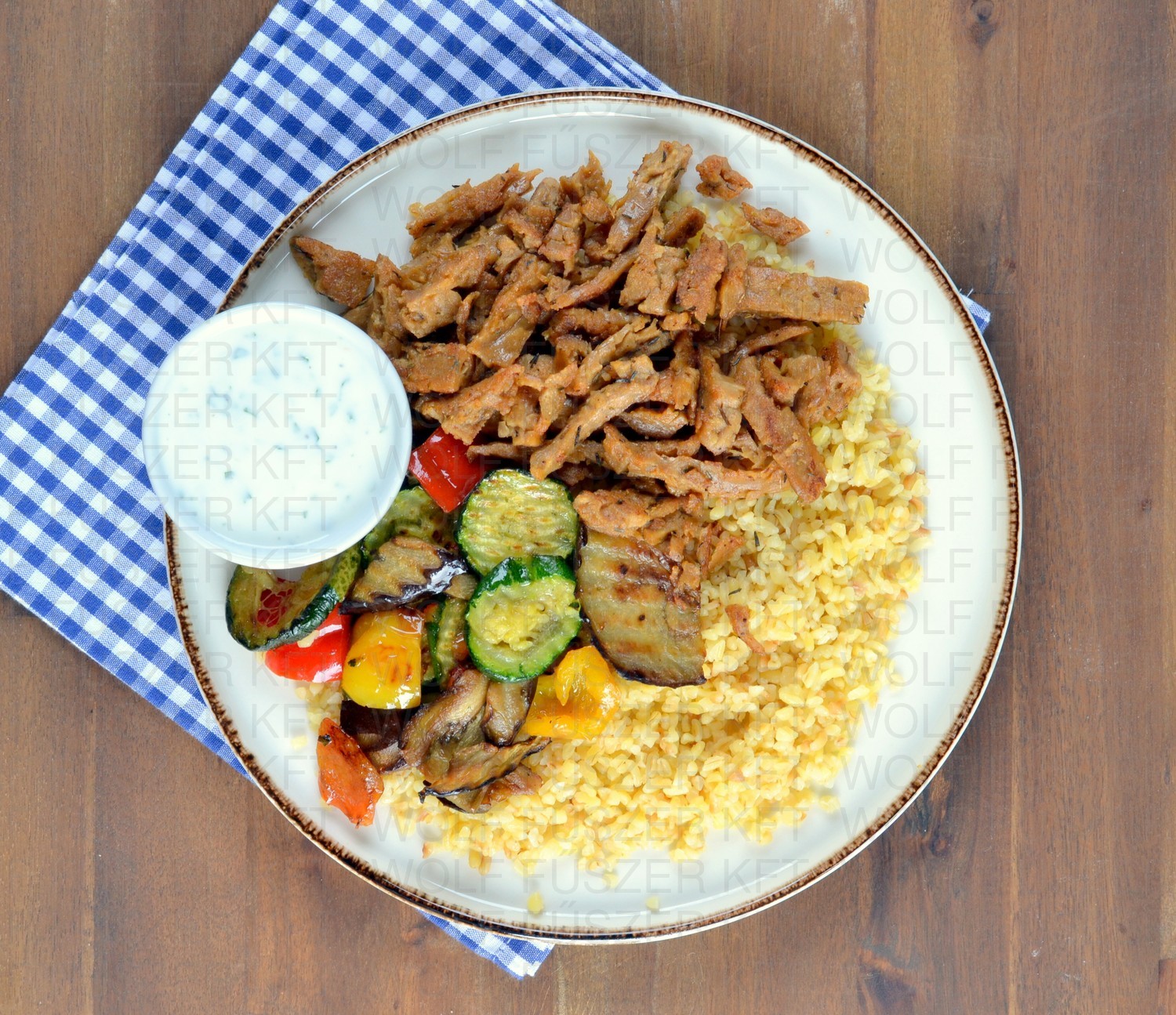 Gyros tál